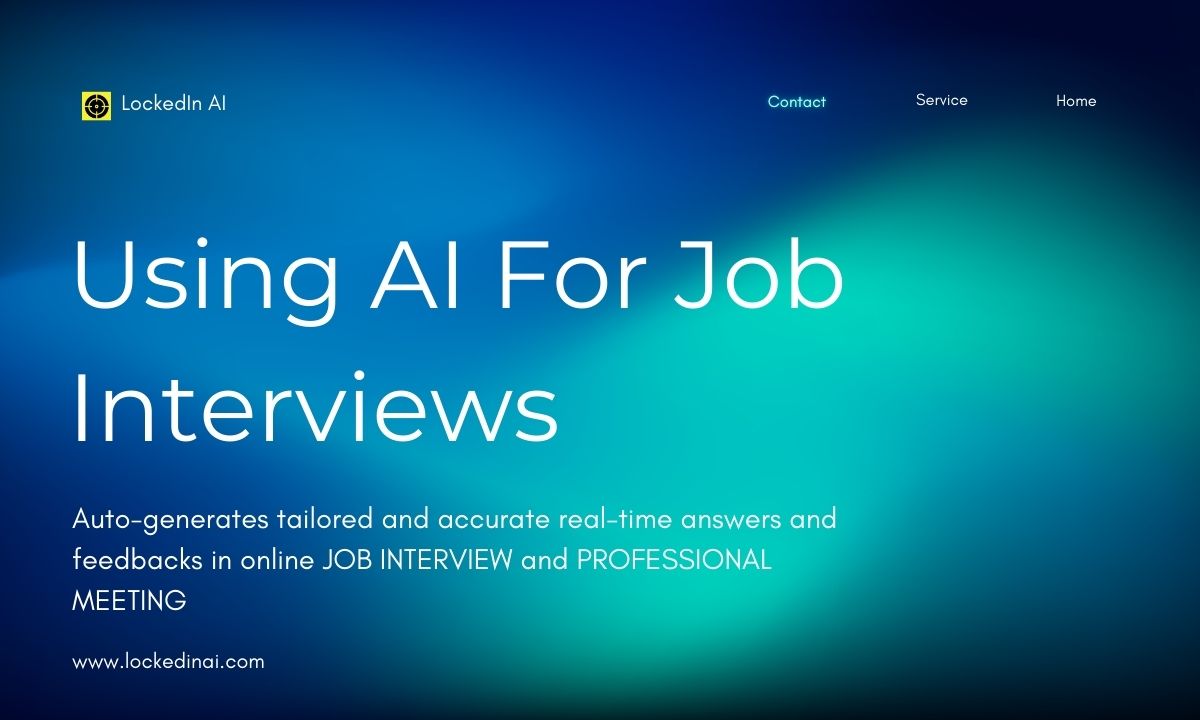 Using AI For Job Interviews